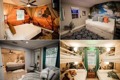 Image de *Travel Themed Property with Backyard Oasis*