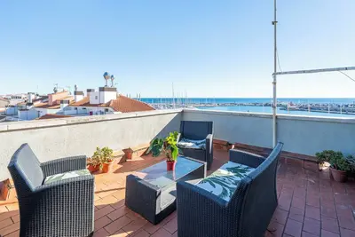 Appartement 'Dúplex Puerto' avec vue sur mer et balcon