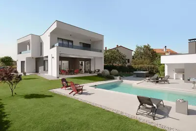 Image de Villa Zen near Medulin for 8 people with wellness & sea view - only 1 km from beach
