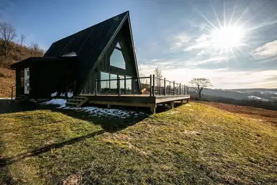Image de Modern A-Frame With Secluded Mountain Views & Fire Pit