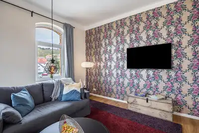 Image de Appartement 'Residenz Unter Der Birke - Esche' avec vue sur la montagne, terrasse partagée et Wi-Fi