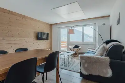 Image de Appartement avec vue majestueuse sur les montagnes