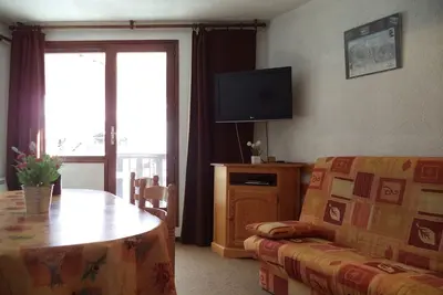 Image de Studio 4 personnes au cœur des Orres 1650 avec accès direct aux pistes et commerces