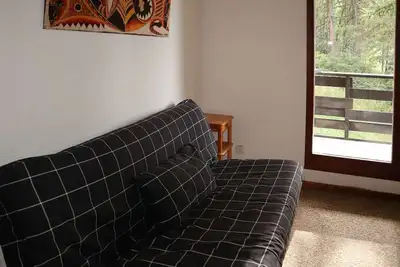 Image de Studio calme, balcon sud, skis aux pieds, 100m des remontées et commerces