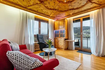 Image de Appartement 'Ferienwohnung Panorama' avec vue sur les montagnes, terrasse partagée et Wi-Fi