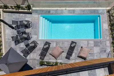 Image de Appartement 'Köfele Lodge Agnes' avec vue sur les montagnes, piscine partagée et Wi-Fi
