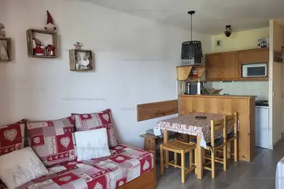Image de Charmant F2 au pied des pistes, 4 couchages, wifi, parking