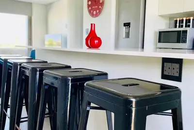 Warmth & comfortability, all in the heart of an apartment at Pebble Beach.