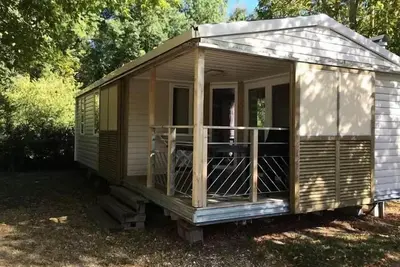 Mobil-Home Soleo Comfort 35 m2 (3 Schlafzimmer) + überdachte Terrasse 7 Personen