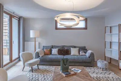Image de Duplex neuf proche pistes, 400m centre, 2 chambres, parking, wifi
