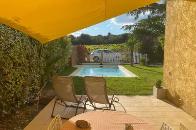 Image de Proche Pont du Gard Uzès Nîmes Avignon: Villa avec clim & piscine à Valliguières
