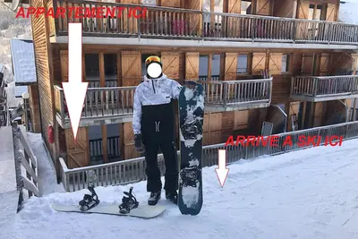 Image de Petit Prix Décembre et janvier. Au pied des pistes résidence avec piscine
