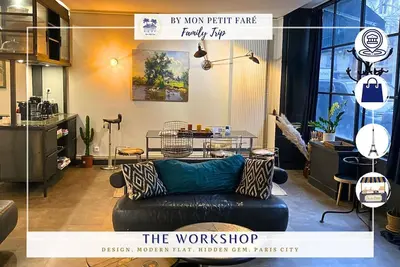 Image de L'Atelier - Loft rénové en souplex - Tour Eiffel