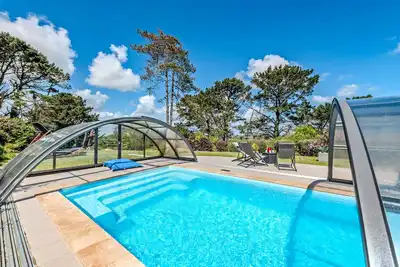 Image de Villa 'Maison Vue Mer Avec Piscine' avec vue sur mer, piscine privée et Wi-Fi