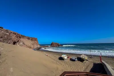 El Burrero Beach with terrace and private solarium