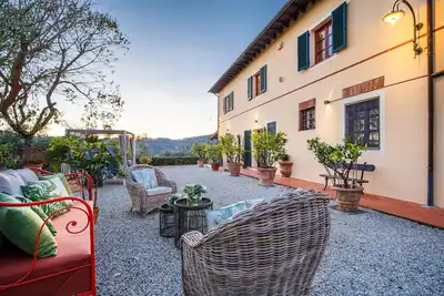 Villa Amore, a Romantic Hilltop Farmhouse in Lucca