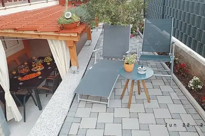 Appartement d'une chambre avec le balcon Kastel Kambelovac, Kastela (A-21645-b)