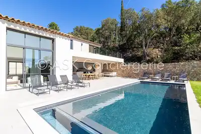 Image de Villa Faber, avec piscine et sublime vue mer, Gigaro