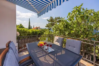 Image de Appartement de vacances avec balcon donnant sur la mer