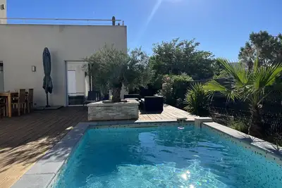 Image de Sète, villa moderne 4 étoiles avec piscine