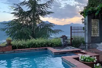 Image de Beautiful Serena, amazing view with a private heated pool, ac and outside dining