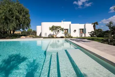 Maison de vacances privée avec piscine privée, Wifi, climatisation, Tv, patio, vue panoramique
