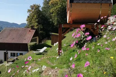 Image de Hautes Vosges Le Ménil Chalet avec sauna tonneau