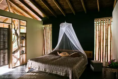Moringa House at Balenbouche Estate, on 70 acres of beachfront property