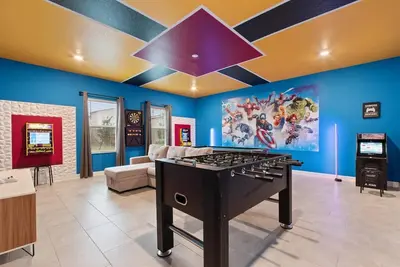 Image de Dream Disney family Villa near Disney Game Room, Theme rooms & free heated pool!