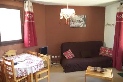 Image de Studio lumineux 4 pers au pied des pistes avec balcon - Les Orres