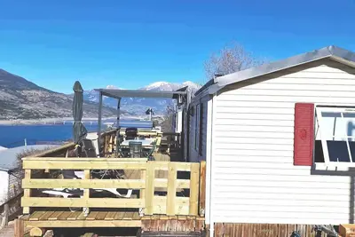 Image de Mh 4/6 pers standing climatisé  36m² avec vue panoramique sur  lac et montagnes