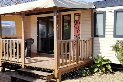 Image de Mobil home Ile d'Oléron dans Camping 4 étoiles, Saint Denis d'Oléron Bord de mer