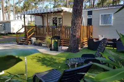 Image de mobil-home de 40m² 3ch 6 pers  proche de l’océan