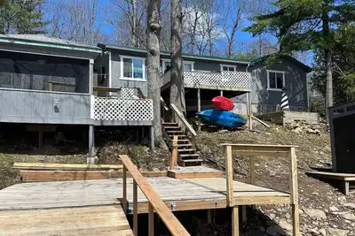 Image de Ice fishing! Year Round Lake of the Isles Waterfront Cottage & boat dock!