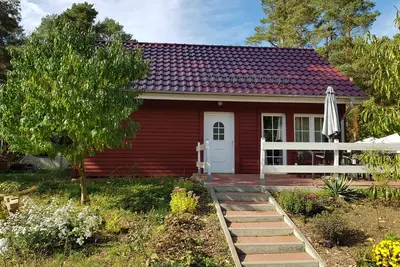 Image de Maison de vacances 'Ferienhaus Weitblick' avec terrasse privée, jardin privé et Wi-Fi