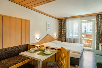 Image de Studio \"Haus Voglreiter\" avec vue sur les montagnes, balcon et Wi-Fi