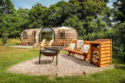 Image de The Brook-Cabine-Vue sur la campagne-Douche