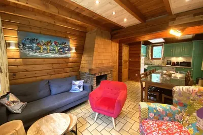 Image de Le Skieur  Chalet en bois