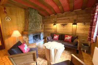 Image de Le Trappeur  Chalet en bois vue montagne