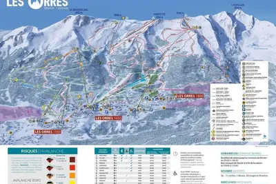 Image de À 10m des pistes de ski, 1er étage, balcon, télévision, casier à ski, 20m², Les Orres