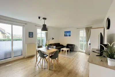 Whg 01 Haubentaucher mit Terrasse - Mr: Gästehaus am Brook mit 5 Ferienwohnungen