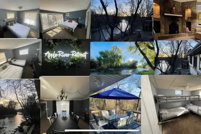 Image de Spacious & Cozy home on The Apple River- Hiking, Tubing, Skiing, Racing, 12+ ppl