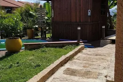 Image de Vila del Rosa, Casa Maravilhosa na Praia do Rosa, Ibiraquera c/ Piscina