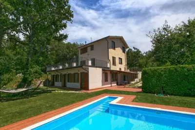 Manoir San Valentino piscine