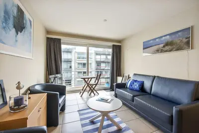 Image de Studio à St-Idesbald avec Balcon Vue Mer