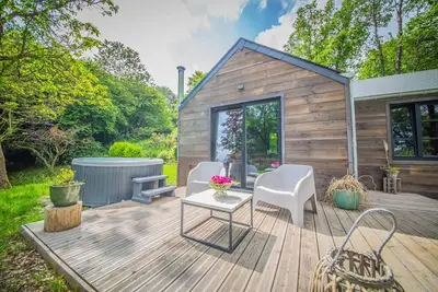 Image de Maison de vacances א Ferriטres avec jardin
