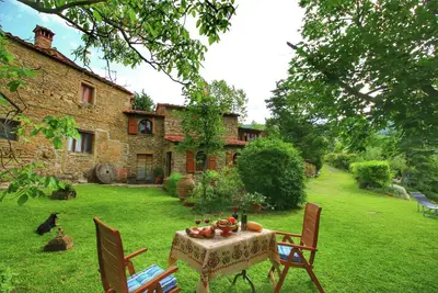 Image de Ferme à Cortona avec piscine