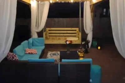 Image de cozy home. comfy living room with spacious bedroom