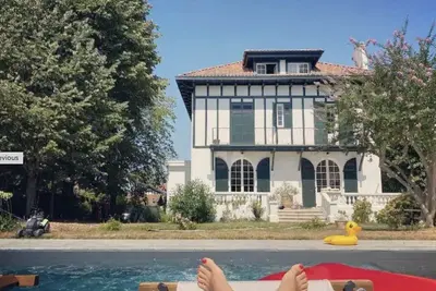 Image de Beautiful basque Villa of the 30th with swimming pool and pool house