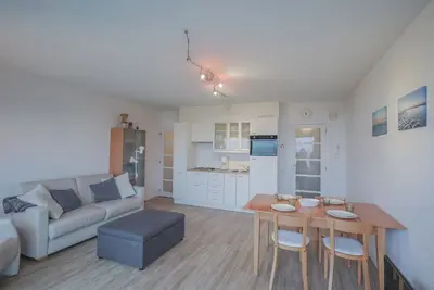 Image de Appartement reposant avec balcon, vue mer